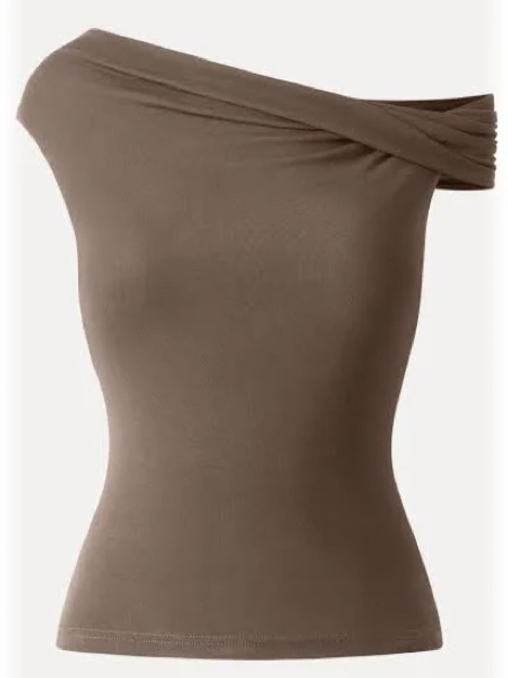 OGL Eco-SkinKiss®
Multi-wear Versatile Necklines Built-In Bra Top Iced Mocha SM